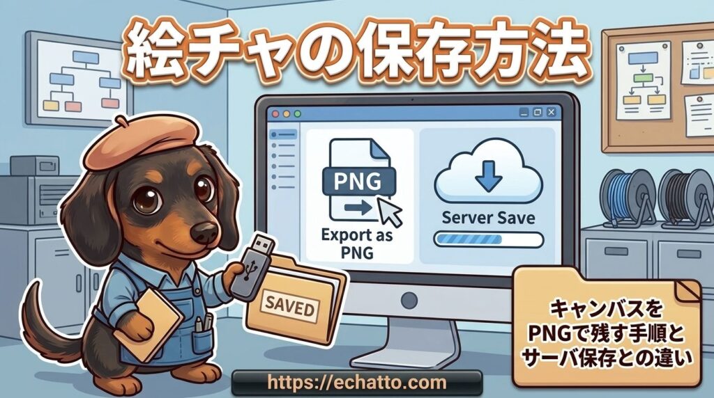 絵チャ保存方法